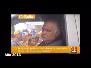 Un clásico: Guarimbero mayor ahora aparece en silla de ruedas protestando