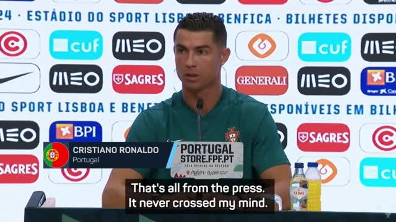 Retirement 'never crossed' Ronaldo's mind after Euro 2024 elimination