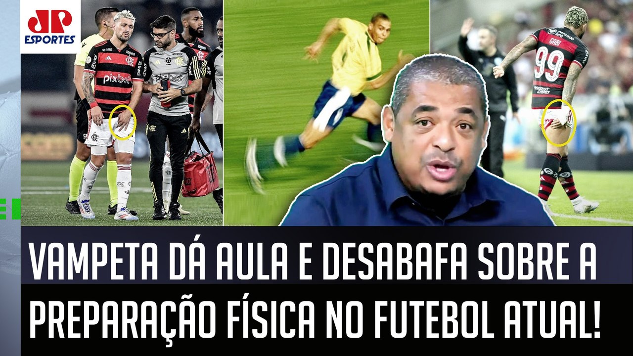 DEU AULA! "COMO um jogador profissional NÃO PODE CORRER 8 KM??? Na MINHA ÉPOCA..." Vampeta DESABAFA!