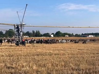Primer encierro de las fiestas de Medina del Campo