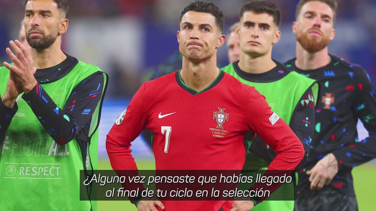 Cristiano Ronaldo: "Nunca se me pasó por la cabeza retirarme de la selección"