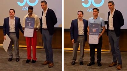 下载视频: Prisca Awiti y Osmar Olvera reciben premio económico de Finamex por las medallas obtenidas en los Juegos de París