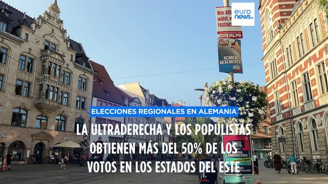 Ultraderecha y populistas logran más del 50% de votos en las elecciones regionales alemanas