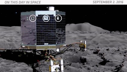 OTD In Space - September 2: Lost and Found! Rosetta Sees Philae Lander On Comet 67P