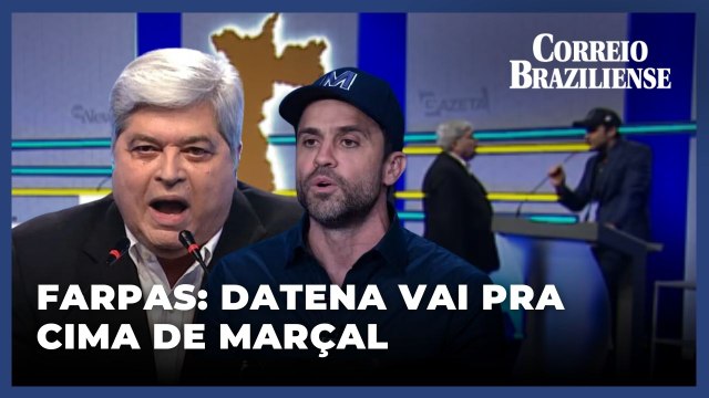 Datena parte para cima de Marçal após provocações em debate