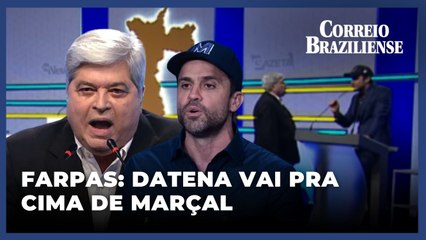 Datena parte para cima de Marçal após provocações em debate