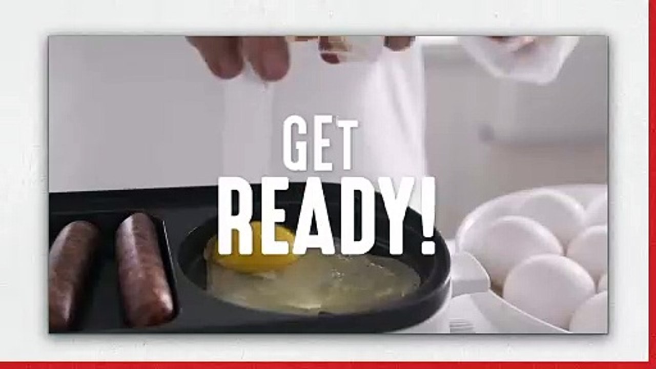 Griddles for Eggs Meat Sausage Bacon Pancakes and Breakfast Sandwiches, 2 Slice Toast Drawer, Easy-to-use Timer, Turquoise