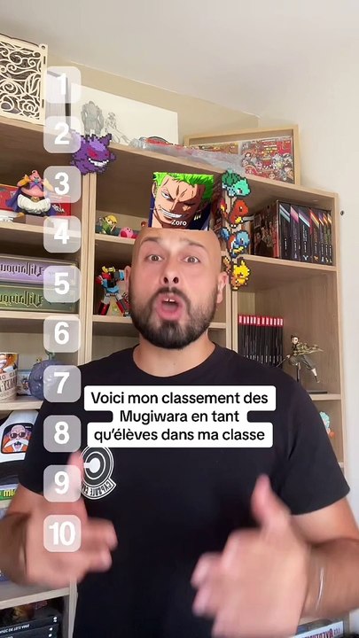 Voici mon classement des Mugiwara en tant qu’élèves dans ma classe.
