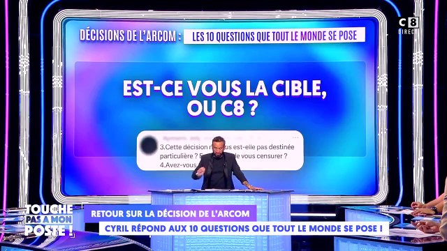 Cyril Hanouna va déposer plainte contre l'ARCOM pour harcèlement : Ils veulent m'empêcher de travailler. C'est un délit de faciès