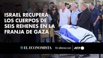 Download Video: Israel recupera los cuerpos de seis rehenes en la Franja de Gaza