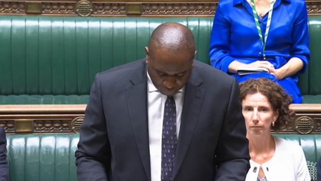 David Lammy supports Israel’s ’right to self-defence’ after banning 30 arms export licenses
