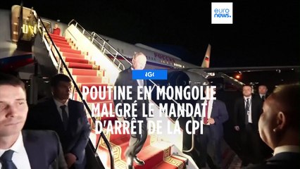 Vladimir Poutine est arrivé en Mongolie, malgré le mandat d'arrêt de la CPI à son encontre