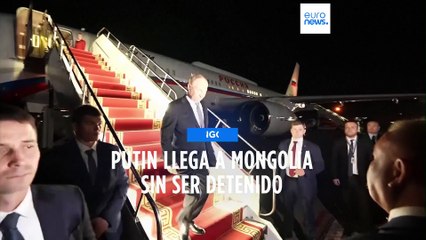 Putin llega a Mongolia, Estado miembro de la Corte Penal Internacional, sin ser detenido