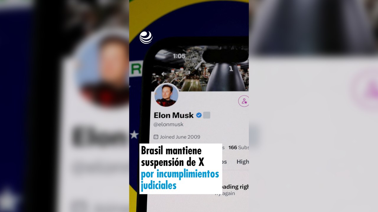 Brasil mantiene suspensión de X por incumplimientos judiciales