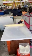 Popular Korean Noodle Soup (Kalguksu) - Korean Street Food #shortsvideo