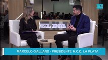 Marcelo Galland en la Redacción de EL DÍA