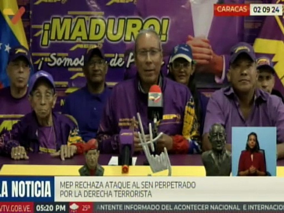 Caracas | MEP rechaza el ataque al Sistema Eléctrico Nacional realizado por la derecha terrorista