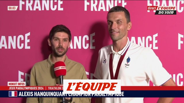 Hanquinquant : « Ces Jeux seront gravés en moi à jamais » - Paralympiques - Triathlon (H)