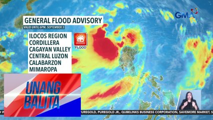 Download Video: Banta ng pagbaha at pagguho ng lupa, mataas ang tsansa ngayong araw dahil sa hanging Habagat at Bagyong #EntengPH - Weather update today as of 7:04 a.m. (September 3, 2024) | Unang Balita