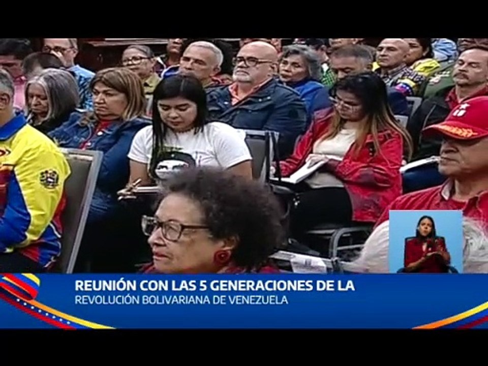 Jefe de Estado preside reunión de trabajo con las cinco generaciones de la Revolución Bolivariana