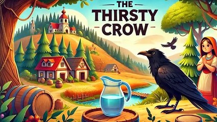 The Thirsty Crow Bed Time  story