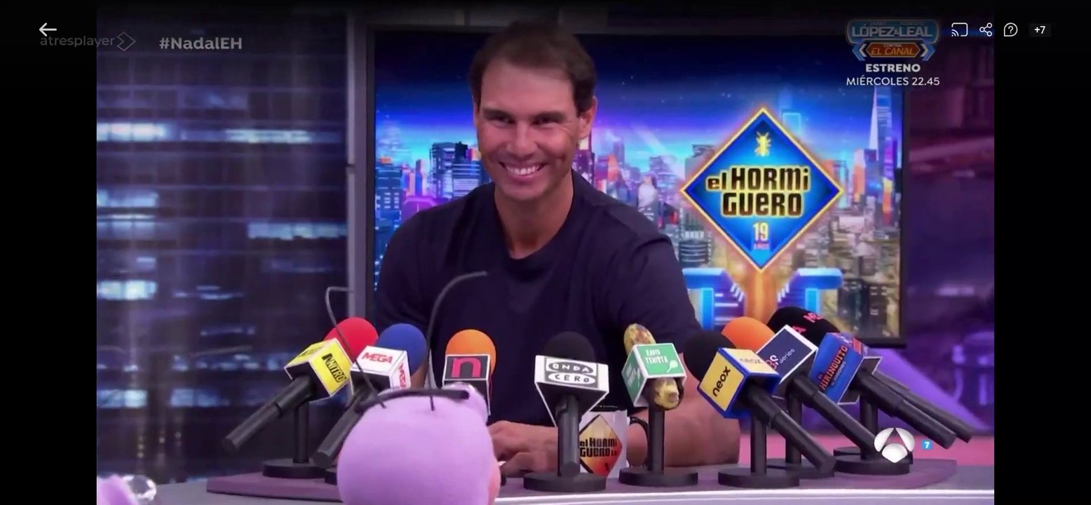 Rafa Nadal ❤️ El Hormiguero 2/09/2024