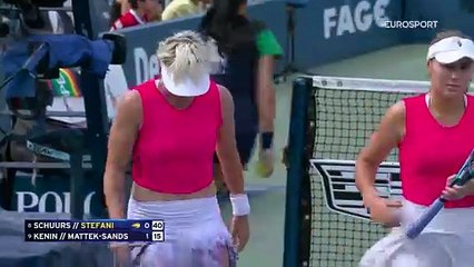 Schuurs/Stefani - Kenin/Mattek-Sands - Les temps forts du match - US Open