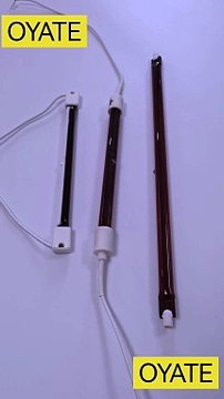 SK15 semi golden plating reflection heating lamp for bottle manufacturer SK15 Short Wave Quartz Infrared Heating Lamp 375mm 220v 1000w SK15 Short Wave Quartz Infrared Heating Lamp for Bottle Blowing SK15 Shortwave Curing Heat Tube 1500w