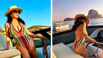 Salma Hayek llega a los 58 años y presume cuerpazo en diminutos bikinis