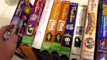 My Veggie Tales Black VHS Collection as an ink label (Fall 2017 Edition)