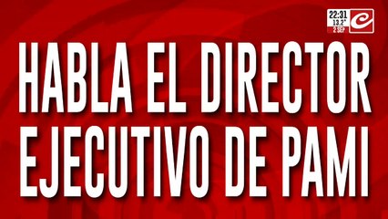Habla el director ejecutivo de Pami: "Nadie va a quedar sin medicación de cobertura"