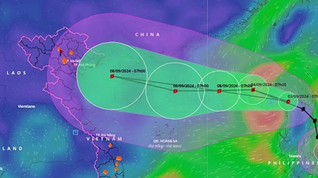 thông tin bão YAGI- TIN THỜI TIẾT MỚI NHẤT
