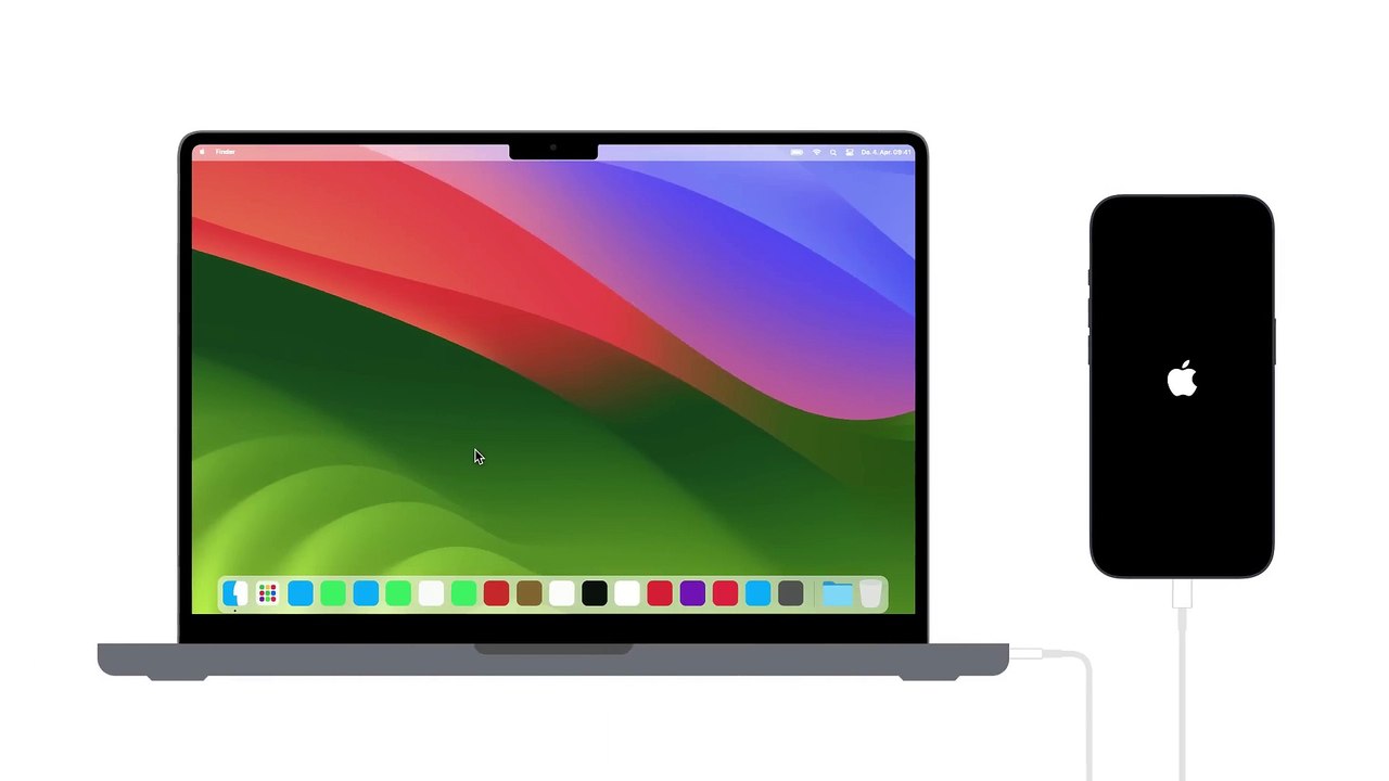 Ein iphone oder ipad neu zu starten, wenn es beim apple-logo hängen bleibt