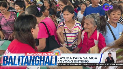 DSWD - Sapat ang ayuda para sa mga nasalanta ng Bagyong #EntengPH | Balitanghali