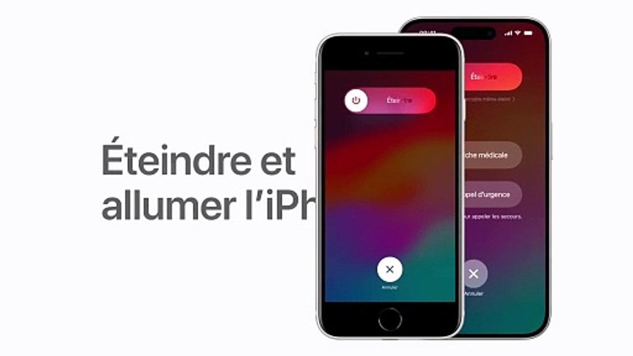 Allumer et éteindre l’iPhone