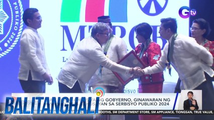 Iba't ibang ahensiya ng gobyerno, ginawaran ng KWF Selyo ng Kahusayan sa Serbisyo Publiko 2024 | Balitanghali