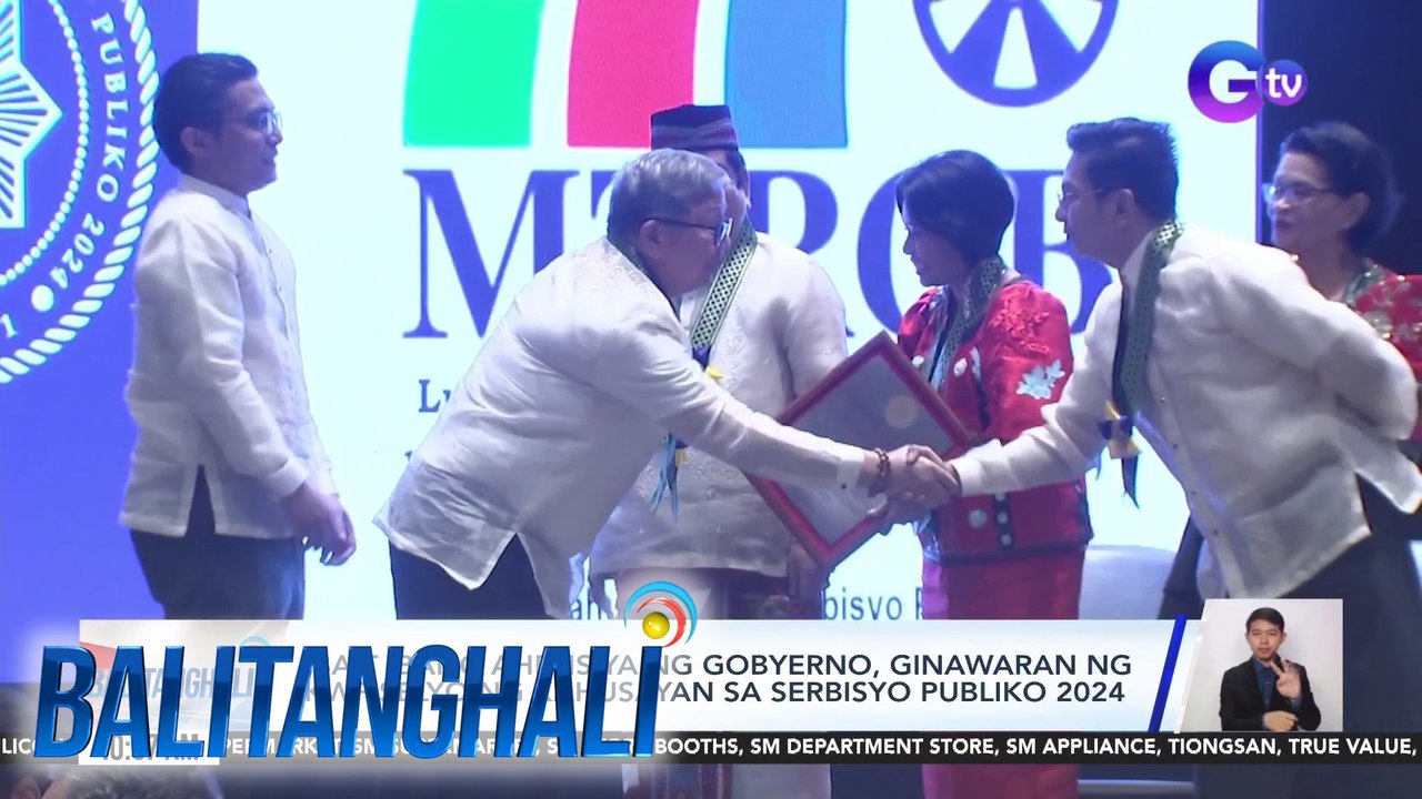 Iba't ibang ahensiya ng gobyerno, ginawaran ng KWF Selyo ng Kahusayan sa Serbisyo Publiko 2024 | Balitanghali