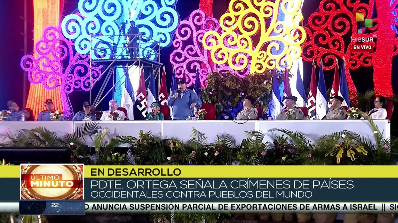 Presidente Daniel Ortega reafirma la lucha histórica de Nicaragua frente al imperialismo