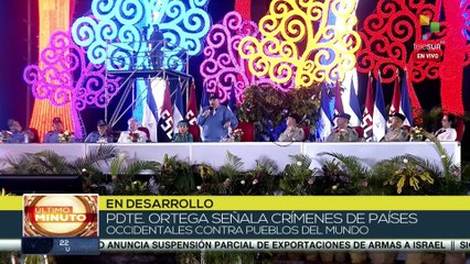 Presidente Daniel Ortega reafirma la lucha histórica de Nicaragua frente al imperialismo
