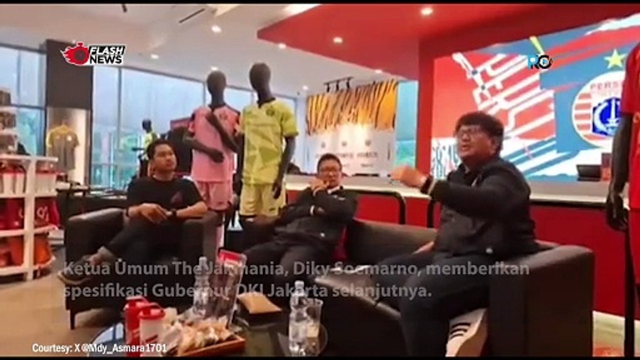 KETUA UMUM THE JAKMANIA MAU GUBERNUR JAKARTA BARU HARUS SELEVEL SUTIYOSO DAN ANIES