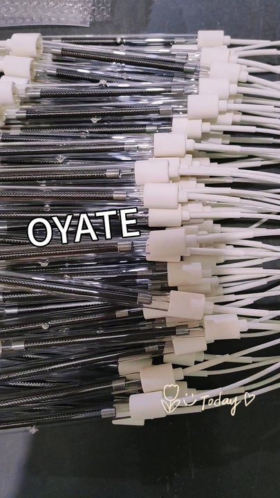 Carbon fiber heating lamp quartz infrared carbon lamp halogen heat lamp ir curing lamp