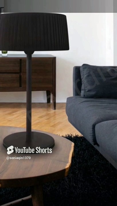 Hot Sale Safety 1500w on table electric heater with Fabric Lamp Shade