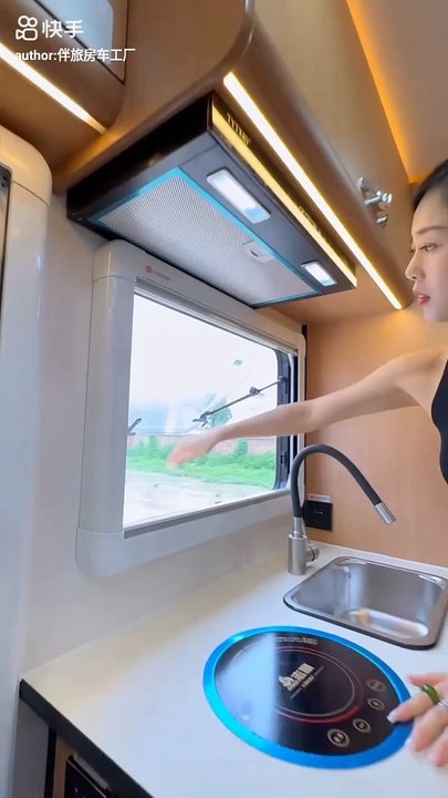 Camper van experience in rain