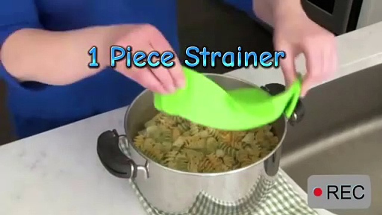 1pc, Strainer, Pot Strainer, Adjustable Clip On Strainer For Pots Pans And Bowls, Kitchen Pot Strainer