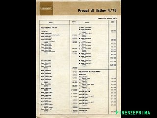 Grundig  listino prezzi 1978