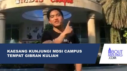KAESANG MENGUNJUNGI UNIVERSITAS TEMPAT GIBRAN KULIAH DI MDIS SINGAPURA