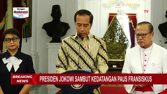 Sambut Kedatangan Paus Fransiskus ke Indonesia, Jokowi Sebut Kunjungan Paus Sangat Bersejarah
