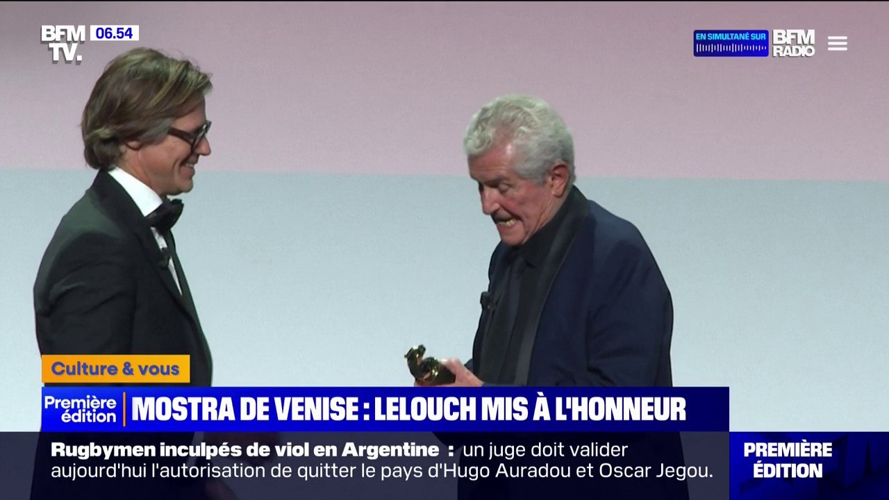 À 86 ans et avec 51 films à son actif, Claude Lelouch a été célébré à la Mostra de Venise