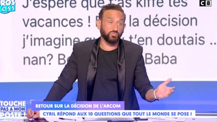 Cyril Hanouna assure qu'il s'attendait à la décision de l'Arcom de fermer de C8 : "C'était déjà joué d'avance"