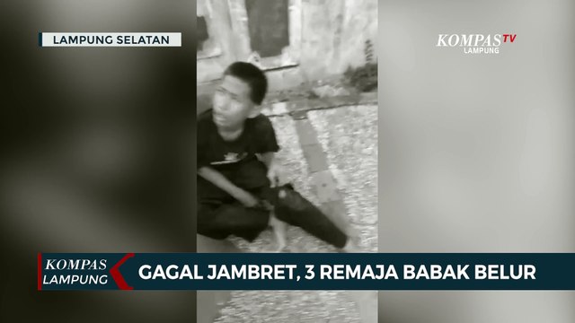 3 Remaja Berstatus Pelajar Babak Belur usai Gagal Jambret!